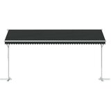  Samostojeća tend Antracit 5 x 3 m Poliester | shoptok.hr
