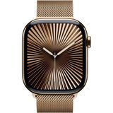 Apple Watch Series 10 LTE 46mm Gold Titanium Case with Gold Milanese Loop - M/L | shoptok.hr