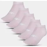 4f Girls' socks (5pack) - pink