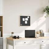 vidaXL Ploča za pisanje s crnim okvirom od punog borovine 40x40 cm | shoptok.hr