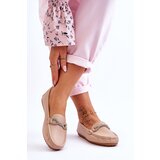 Boto Women's Slip-On Loafers With Glitter Embellishment Beige This Moment | Shoptok.si
