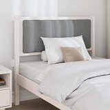  Tapecirani uzglavlje Bijelo 90 cm Čvrsto borovo drvo | shoptok.hr