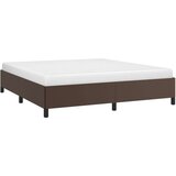  posteljni okvir rjav 160x200 cm umetno usnje, (20794903) | Shoptok.si