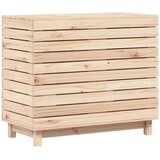 vidaXL Košara za rublje 88 5x44x76 cm od masivne borovine | shoptok.hr
