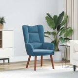  Opustajuća Fotelja Plava Baršun | shoptok.hr