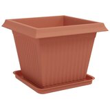  Saksije za biljke 24 pcs Crvena cigla 43 x 43 x 33,5 cm | shoptok.hr