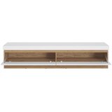 Modern Living Tv-element Calabria, Bela, Barva Hrasta | Shoptok.si