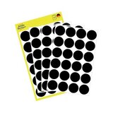 Avery Zweckform Etikete zweckform okrogle fi-18mm - 3003 črne, (21290244) | Shoptok.si