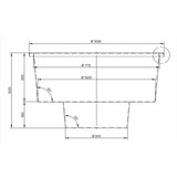 Male kuće Vanjski jacuzzi na drva – Standard (Ø 187 cm) | shoptok.hr