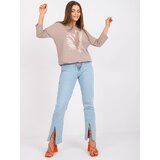RELEVANCE Blouse-RV-BZ-0223.15P-dark beige | shoptok.hr