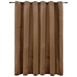  Zavjesa za zamračivanje s prstenima baršunasta bež 290 x 245 cm | shoptok.hr