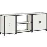  Kuhinjski set za pohranu 3 pcs Bijelo 240 x 50 x 92 cm | shoptok.hr