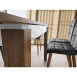 Hanah home Cunda - 2981 WalnutWhite Extendable Dining Table | ePonuda.com