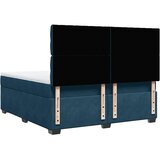  Krevet s oprugama i madracem plavi 180x200 cm baršunasti | shoptok.hr