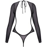 Cottelli prugasti body s srebrnim nitima (crni) - S-L | shoptok.hr