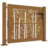 Vrata 105 x 105 cm od čelika COR-TEN s uzorkom bambusa | shoptok.hr
