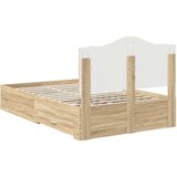  Okvir za krevet s uzglavljem Sonoma hrast 135 x 190 cm | shoptok.hr