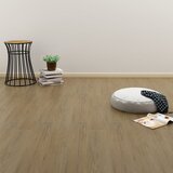 vidaXL Samolepilne talne deske 4,46 m² 3 mm PVC naravno rjave Cene