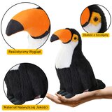 Plišana igračka Tukan 20cm - crno/bijeli | shoptok.hr