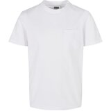 Urban Classics Kids basic t-shirt for boys made of organic cotton, 2 pack, white/navy blue Cene