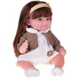  Prekrasna mekana gumena lutka 30 cm TOSIA duga kosa + bočica i pelena ZA5832lutka od mekane gume, duga kosa, haljina, 30 cm ZA5832 | shoptok.hr