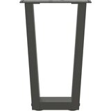  Noge za klub stolić V-oblika 2 kom antracit 28 x (42-43,3) cm čelik | shoptok.hr