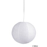 Rabalux rice papirna visilica D40 bela | ePonuda.com