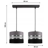  Luster na sajli CORAL 2xE27/60W/230V | Eponuda.com