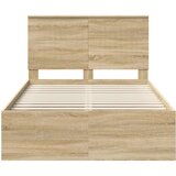  Konstrukcija postelje Sonoma 120 x 200 cm Masivno borovo les, (5000103519) | Shoptok.si