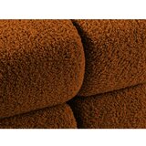 Micadoni Oranžen modul za sedežno garnituro iz tkanine bouclé (levi kot) Bellis – Home | Shoptok.si