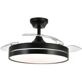 Ferotehna stropni ventilator led 33W 3500lm 3000/4200/6500K 107cm sa daljinskim upravljačem stretch black Cijene