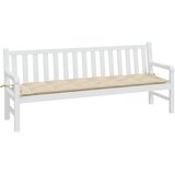  Jastuk za vrtnu klupu bež 200 x 50 x 7 cm od tkanine Oxford | shoptok.hr