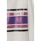 United Colors Of Benetton Otroška bombažna majica z dolgimi rokavi bela barva | Shoptok.si
