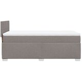  Krevet s oprugama i madracem smeđesivi 90x200 cm od tkanine | shoptok.hr