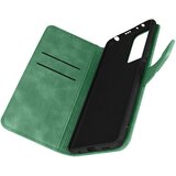 forcell Xiaomi Redmi Note 10 Pro Soft Touch Suede Effect Case z denarnico in stojalom za video, Tender Book - zelen, (20524434) | Shoptok.si