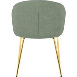 Mömax stol, les, kovina, tekstil zelena | Shoptok.si