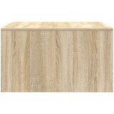 vidaXL Kavna mizica s predali sonoma hrast 70,5x70x40 cm | Shoptok.si