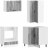  Kuhinjska jedinica LUCCA 8 kom. Siva Sonoma Konstruirano drvo | shoptok.hr