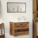  Ormarić za Lavabo - Umivaonik u kupaonici staro drvo 60x38 5x48 cm inženjerski drvo - Staro drvo 60 x 38.5 x 48 cm | shoptok.hr