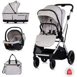 Chipolino dječja kolica 3u1 Aurora Platinum | shoptok.hr