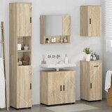  Set namještaja za kupaonicu 5 kom. Sonoma hrast 61 x 35 x 64 cm | shoptok.hr