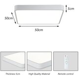  Brilagi - LED prigušiva svetiljka POOL SQUARE LED/48W/230V 3000-6000K 50x50 cm bela+daljinski upravljač | Eponuda.com