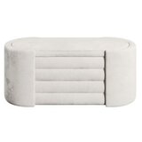 Atelier Del Sofa klupa Rosa u kutiji, 105 cm x 42 cm x 42 cm, krem | Eponuda.ba