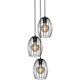 Lesnina XXXL Brilo 4040-035 - Luster na sajli WAKTU VINTAGE 3xE27/60W/230V kaučukovo drvo | Eponuda.com