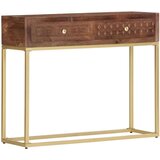 vidaXL Konzolna mizica 90x30x75 cm trden mangov les | Shoptok.si
