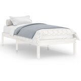  Okvir za krevet bijeli od masivnog drva 90 x 190 cm mali | shoptok.hr