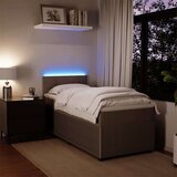 Box spring krevet s madracem svjetlosivi 90x190 cm baršunasti | shoptok.hr