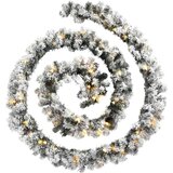 vidaXL Božićna girlanda s LED svjetlima zelena 20 m PVC | shoptok.hr