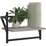  Zidne police s prečkama 2 kom boja hrasta sonome 40x25x30 cm | shoptok.hr