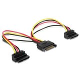 Gembird Kabl napojni interni, SATA to 2x SATA 90 stepeni CC-SATAM2F-02 15cm power cable, Cijene